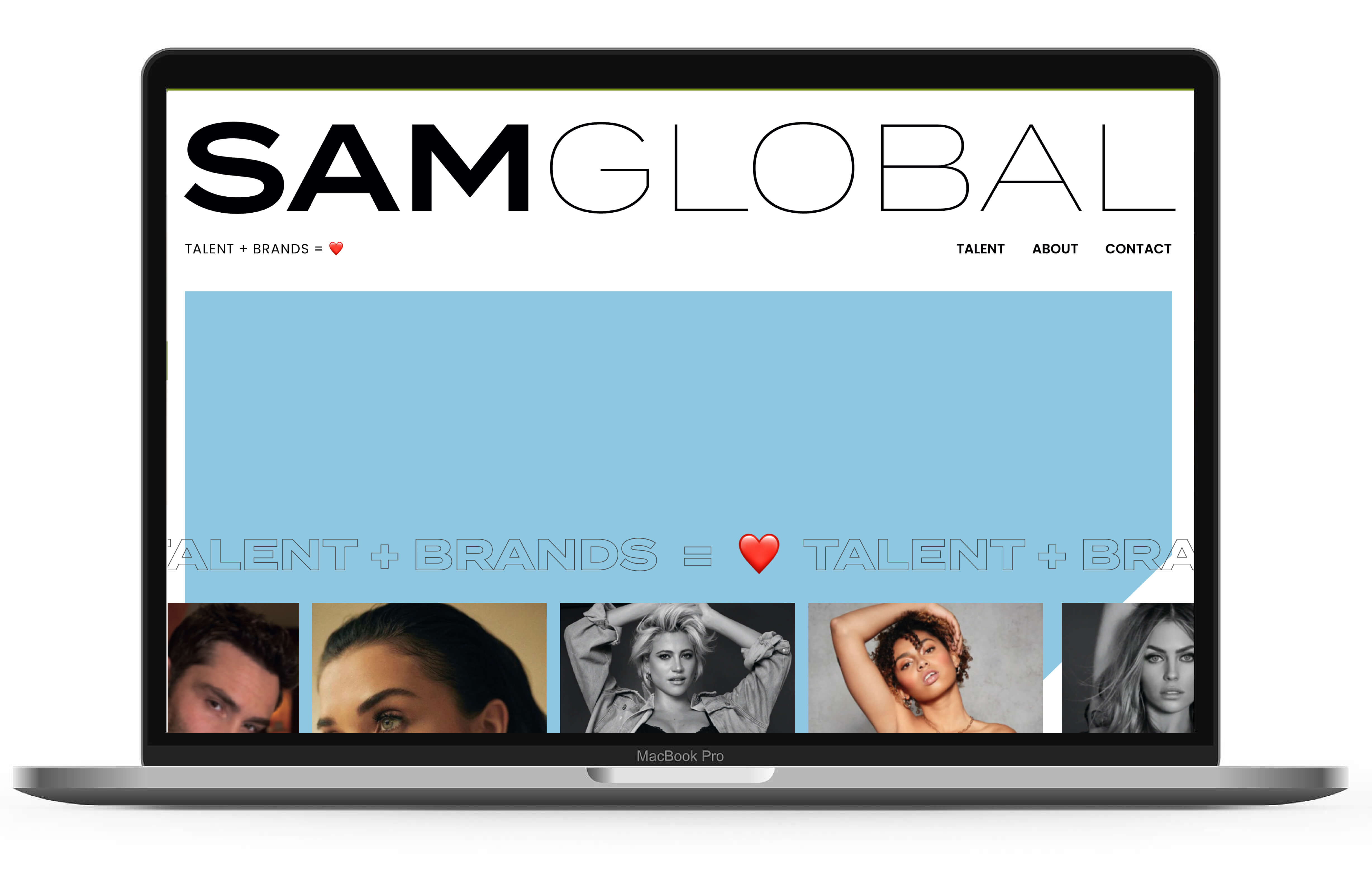 SAM Global Website Design Laptop