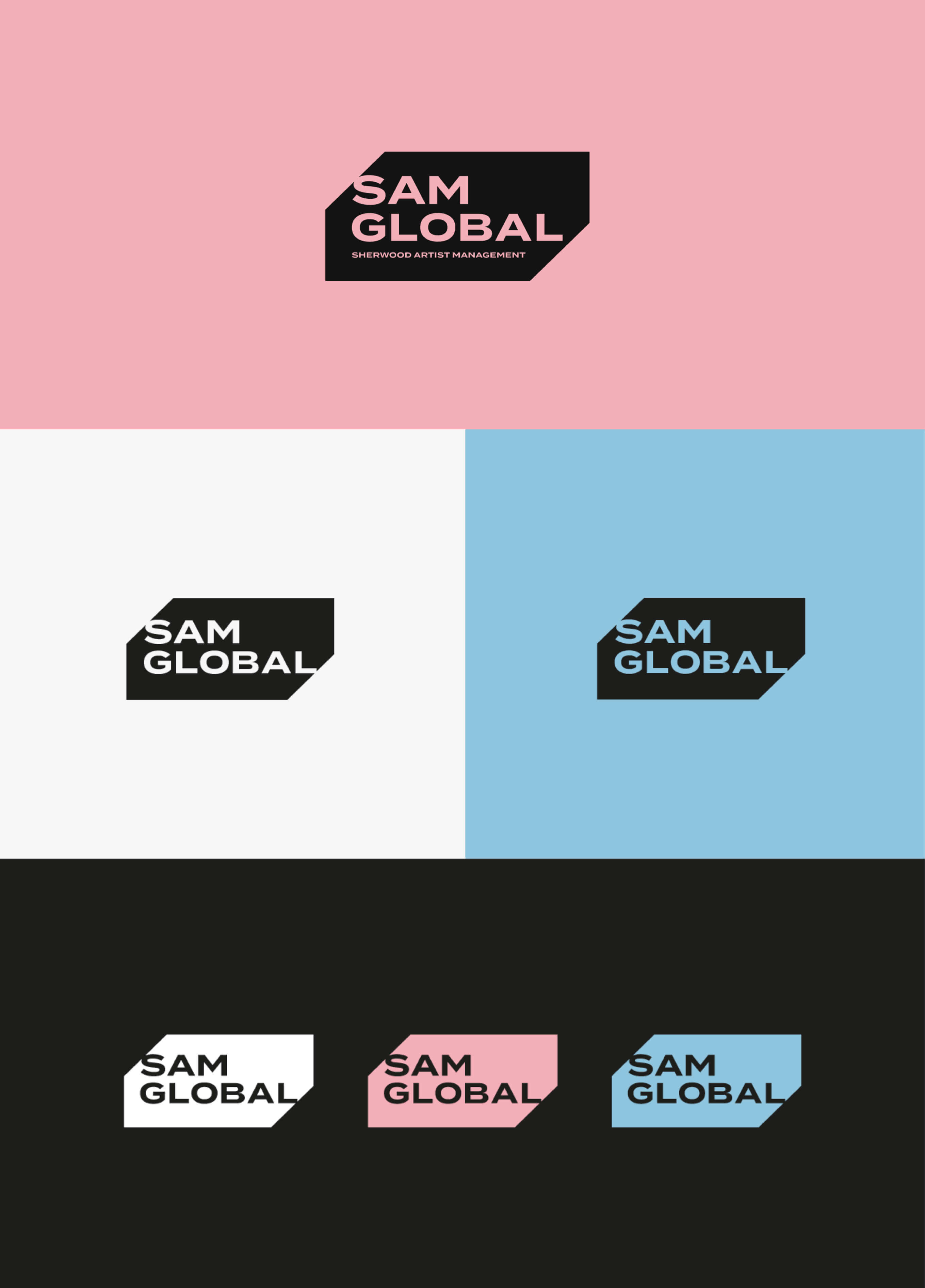 Logo variations for SAM Global