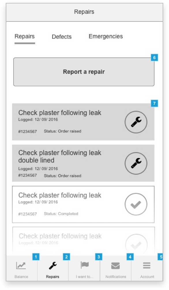 Sovereign Android App Wireframe Concept