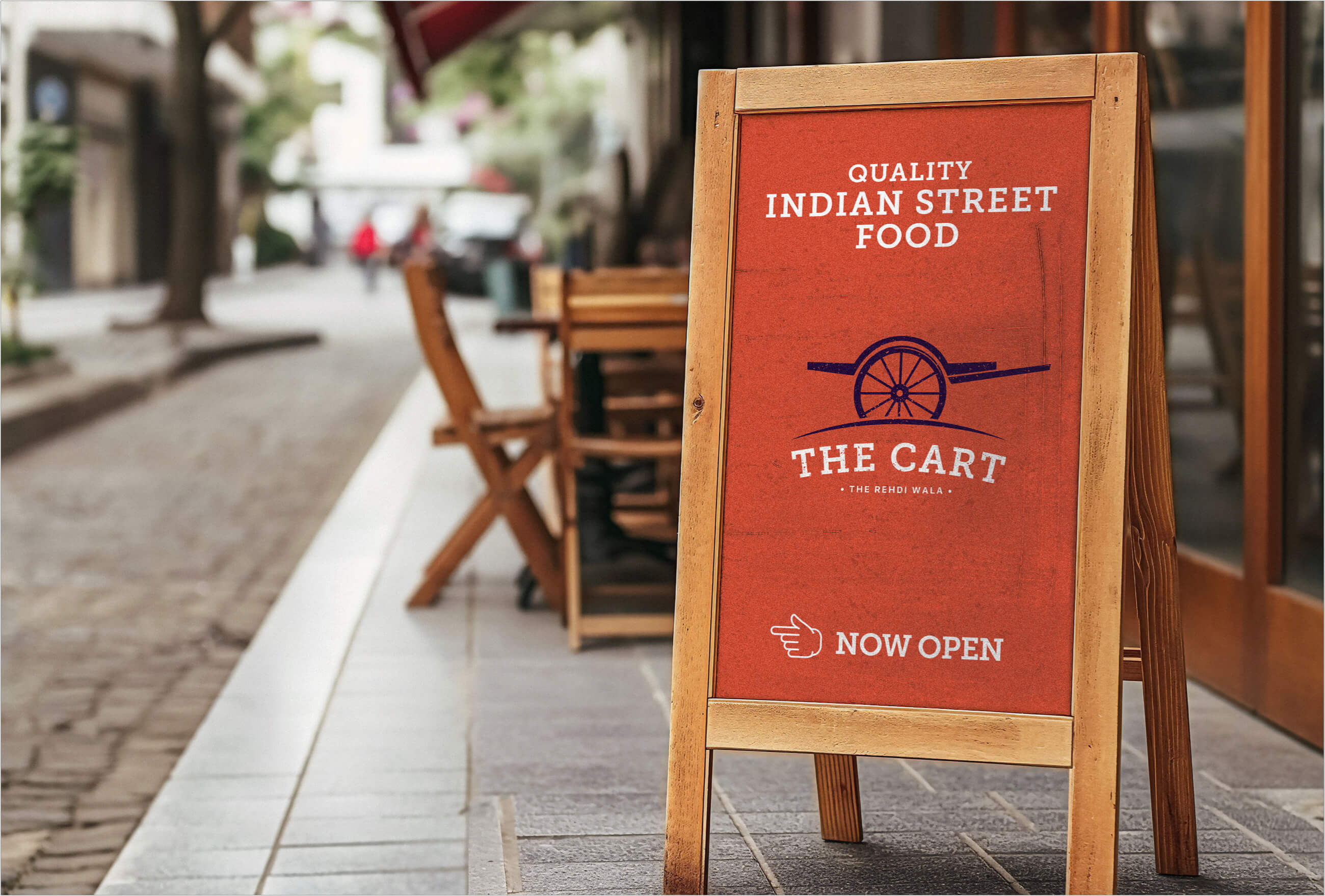 Menu Board concept for The Cart